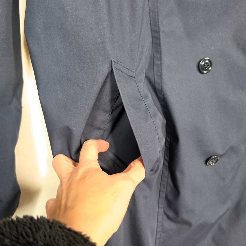 DSCP Defender Military Trench Coat Women's 20L Navy Blue All Weather Classic - Picture 7 of 16